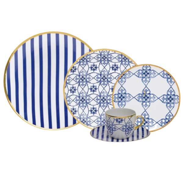 Loja Casa Canto - Baixela de Jantar - Baixela Serviço Jantar 38pç Lusitana Porcelana Oxford
