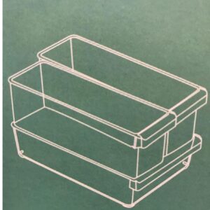 Loja Casa Canto - Caixas Organizadoras - Organizador acrilico 3pç para Geladeira armarios StorageBox