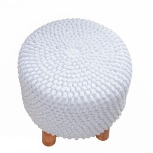 Loja Casa Canto - Puffs - Puff Croche Branco 38x38cm Lé Crochet