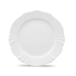 Loja Casa Canto - Pratos Avulsos - Jogo Pratos para Sobremesa 23cm Soleil White Porcelana Oxford
