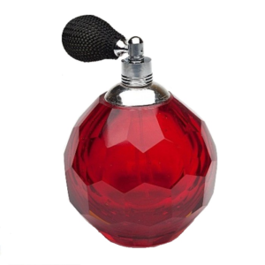 Loja Casa Canto - Banheiros - Frasco Para Perfume com Borrifador Prestige Vidro Optico Vermelho Rojemac
