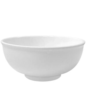 Saladeira Porcelana Branca com Talheres 23,5x10cm com 2litros Hauscraft