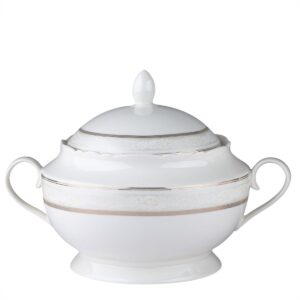 Baixela Serviço Jantar Trésor 50pç Porcelana New Bone Filete Dourado - Image 6