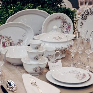 Baixela Serviço Jantar Eterna 40pç para 12 pessoas Porcelana Schmidt - Image 6