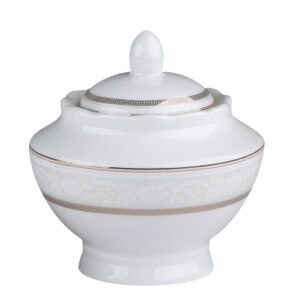 Jogo para Chá 3pç Porcelana New Bone Trèsor Filete Ouro - Image 2