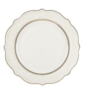 Aparelho de Jantar e Chá 30pçs Trèsor Porcelana New Bone Filete Dourado - Image 3
