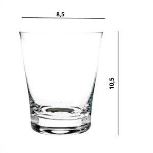 Copo Baixo Whisky Cristal Sophia 340ml 6un Bohemia - Image 2