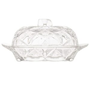 Manteigueira de Cristal Tress Deli 16,9x8x10cm Lyor