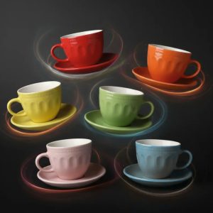 Jogo Xicaras para Chá 210ml 6un ColorIdas