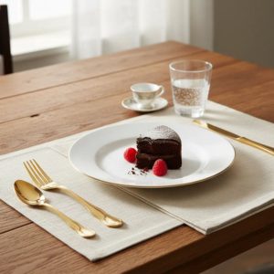 Prato Sobremesa Opalino Catarina 19,5cm 6un Hauskraft