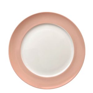 Prato Raso Versa Rosa Salmon 27,5cm 6un Porcelana Germer