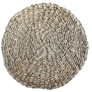 Sousplat ou Lugar Americano 6un Fibra Natural Terra 42cm L'Hermitage