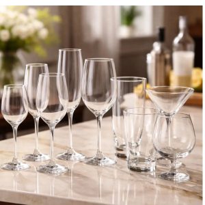 Jogo Taças e Copos Cristal Ecológico Gastro 60un Bohemia