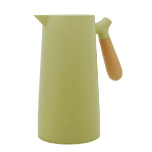 Garrafa Térmica Nordica Menta Cabo Madeira 1,0L t.Wolff