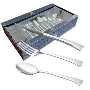 Faqueiro 130 Peças Berna Aço Inox Caixa Litografada Wolff