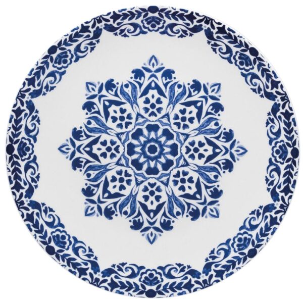 Loja Casa Canto - Aparelho de Jantar 06 pessoas - aparelho de Jantar, Chá e Café 42pç Coup Blue Indian Porcelana Oxford